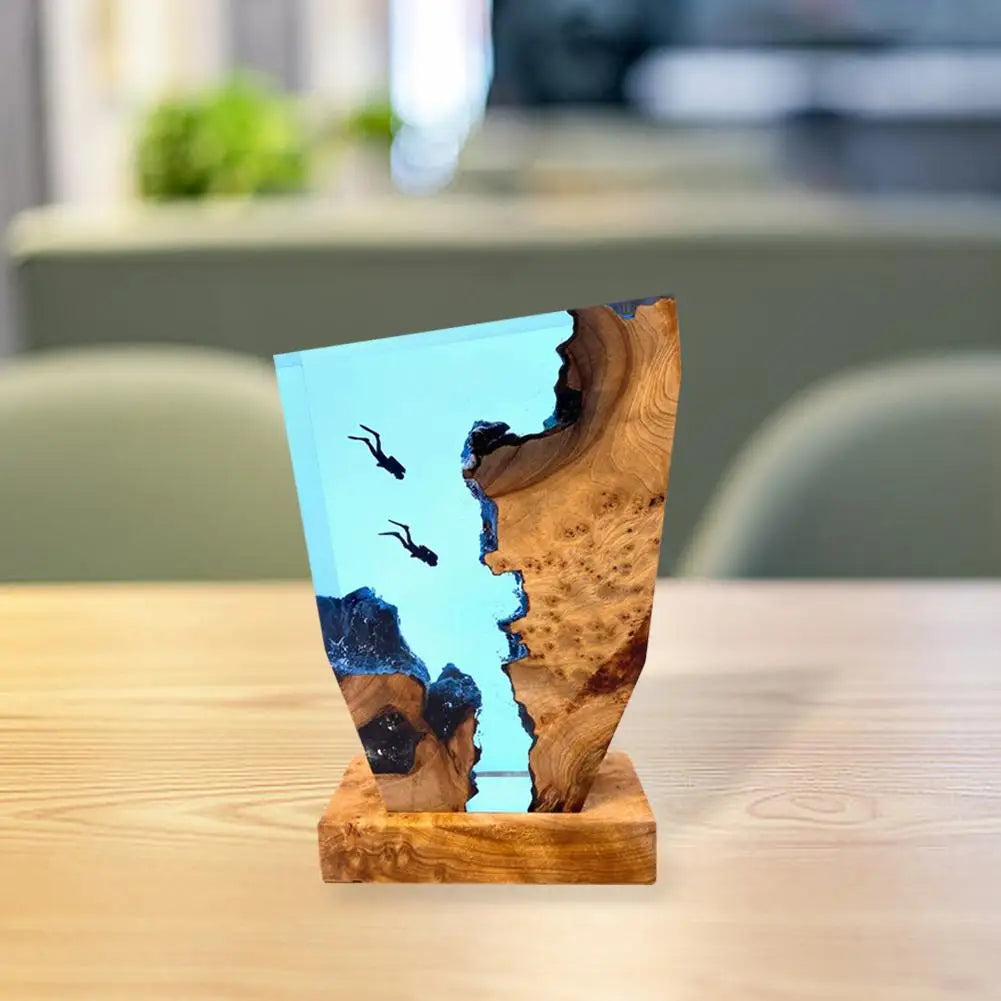 Stornfield | OceanDepths | Karst Ocean Diver Table Lamp