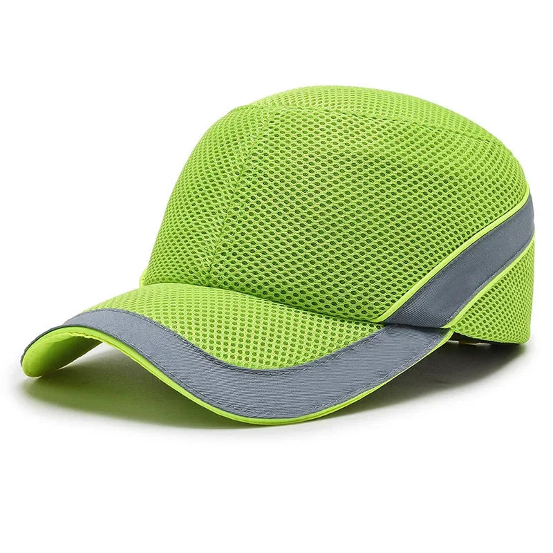 Stornfield | Red Safety Bump Cap - Helmet with hard ABS inner core for head protection at home, work, and factory