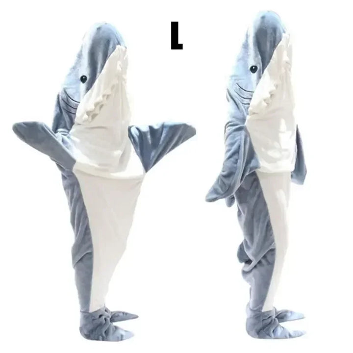Snuggly Shark Cozy Hooded Onesie Stonrfieldanket | Stonrfield
