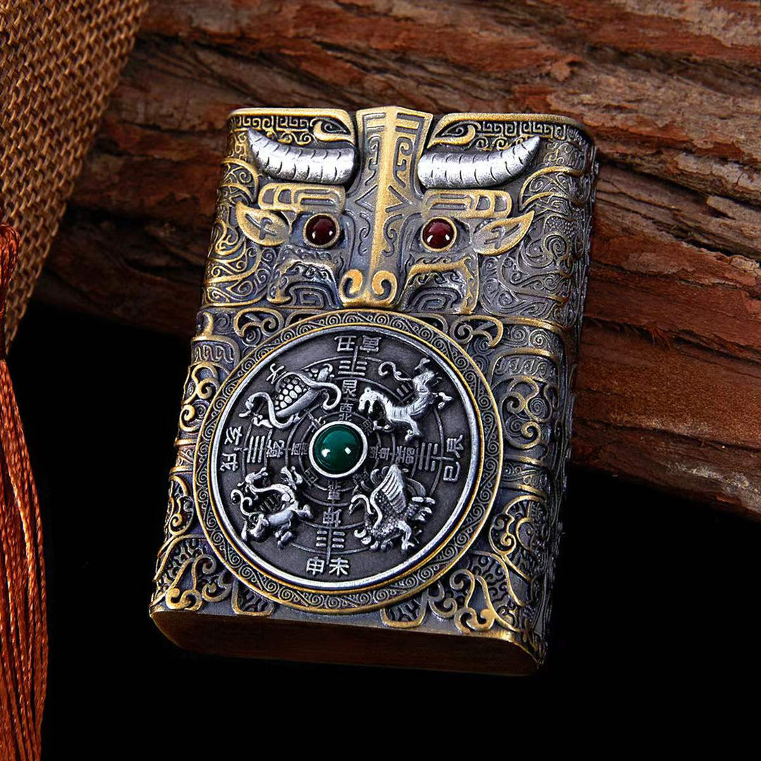 Heavy Armor Steel Spark Kerosene Lighter | Stornfield