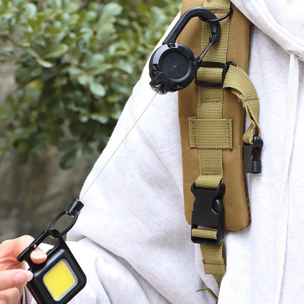 Heavy Duty Retractable Pull Practical Keychain | Stornfield