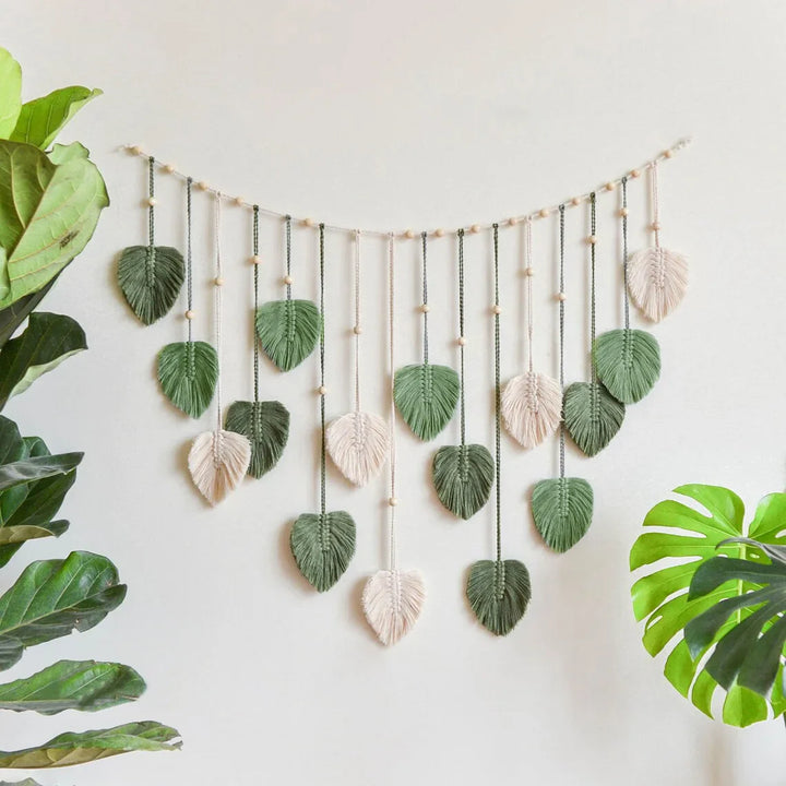Blatt Macrame Wall Hanging