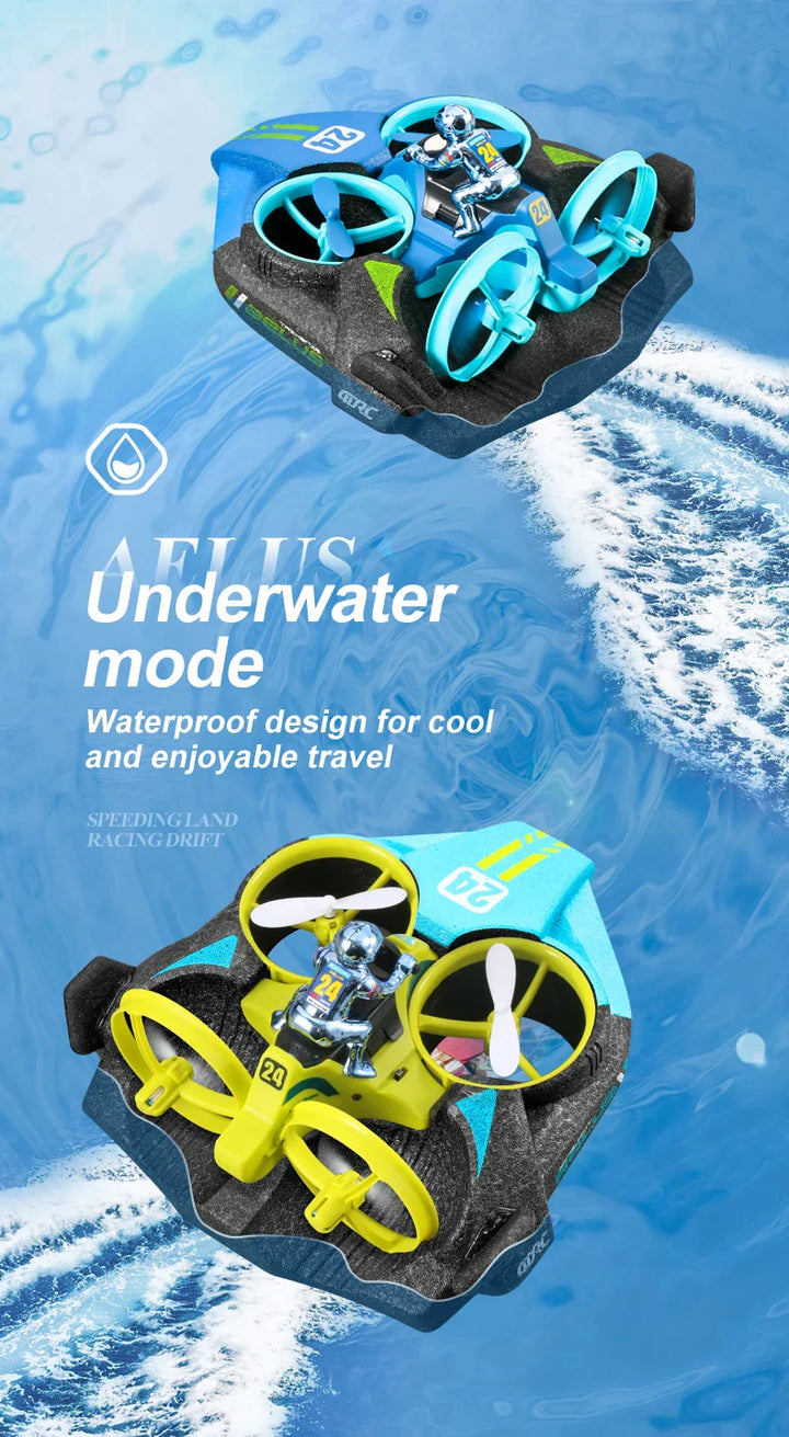 Stornfield | RC 3 in 1 Sea Land And Air Flying Boat Car Toy