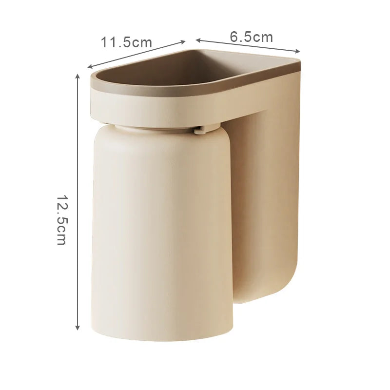 DuoClean 2-in-1 Wall Mount for Toothbrush and Cup – Clever Drill-Free Storage Stornfield