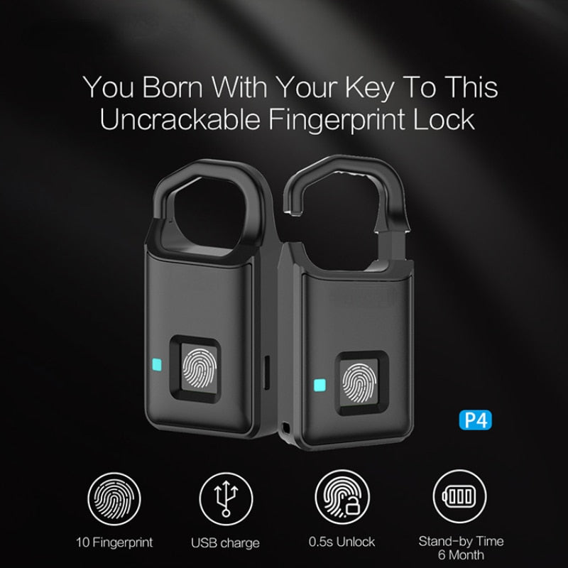Touch Guard Smart Fingerprint Waterproof Secure Lock | Stornfield