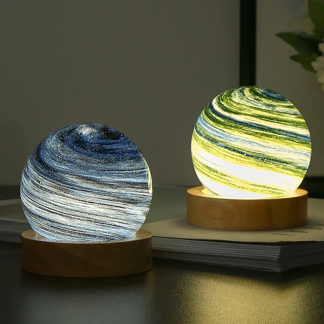 3D Crystal Planets Atmosphere Night Lamp | Stornfield
