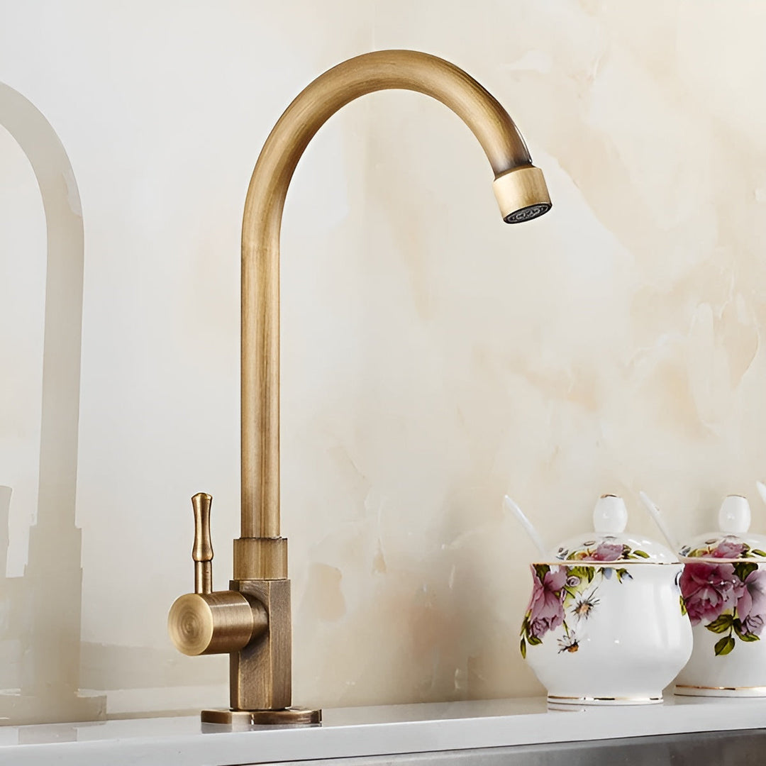 Brass kitchen faucet – DuraStornfielde and Stylish | Perfect for sink and countertop | Stornfield