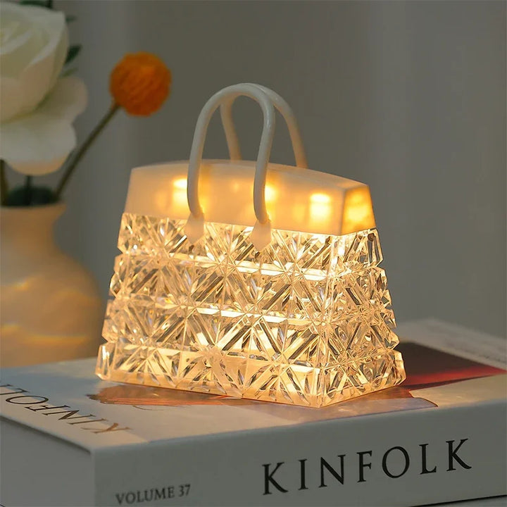 Stornfield | CrystalBag | Creative Handbag-Shaped Acrylic Night Light