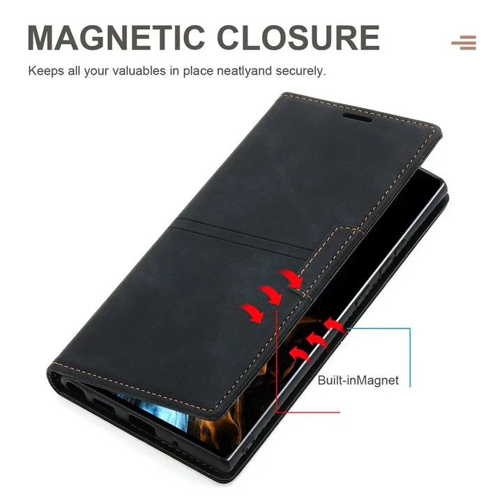Stornfield | Étui en cuir wallet flip - Google Pixel