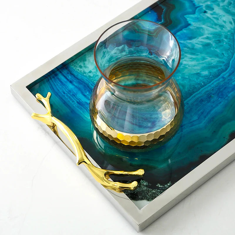 Blue Agate Tray Stornfield