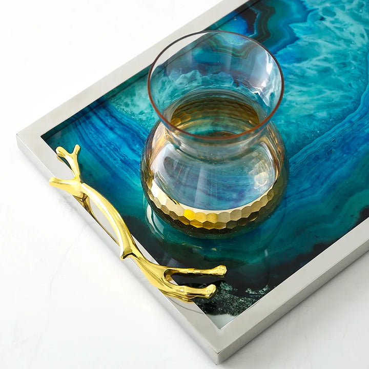 Blue Agate Tray Stornfield