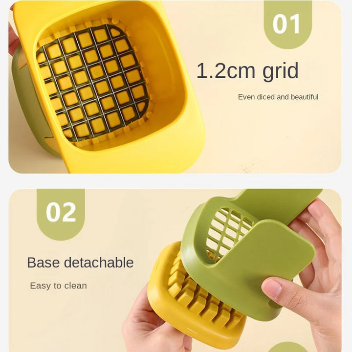 ChopMaster – Multifunctional Vegetable Cutter & French Fry Cutter with Hand Pressure Mechanism | Stornfield
