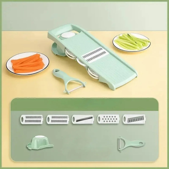 SlicePro – Multifunctional vegetable & fruit slicer with handle | Stornfield