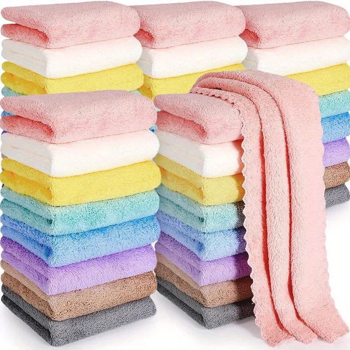 20-piece washcloth set | Soft, quick-drying & compact – 100% polyester Stornfield