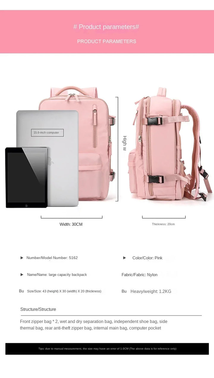 Stornfield | Travel Backpack with Shoe Compartment