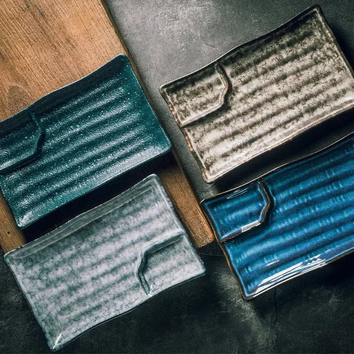 Assiettes à Sushi en Céramique Artisanale Stornfield