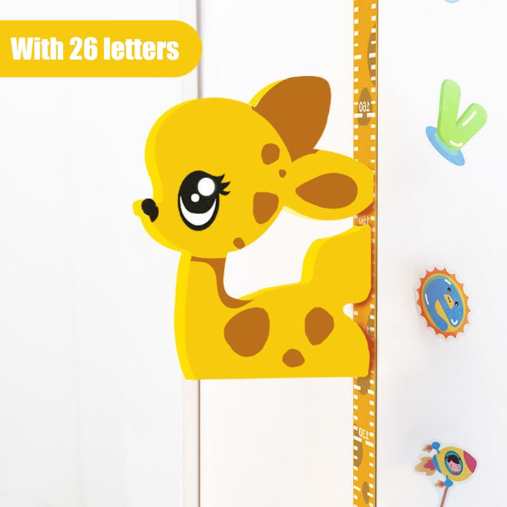 3d Cartoon Kids Height Sticker | Stornfield