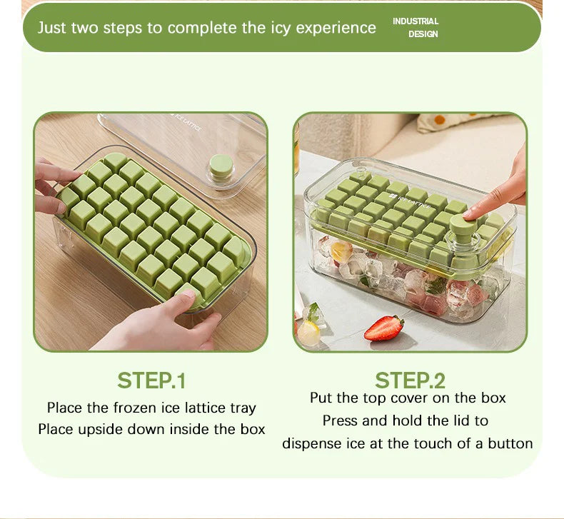 32-Grid Silicone Ice Cube Tray