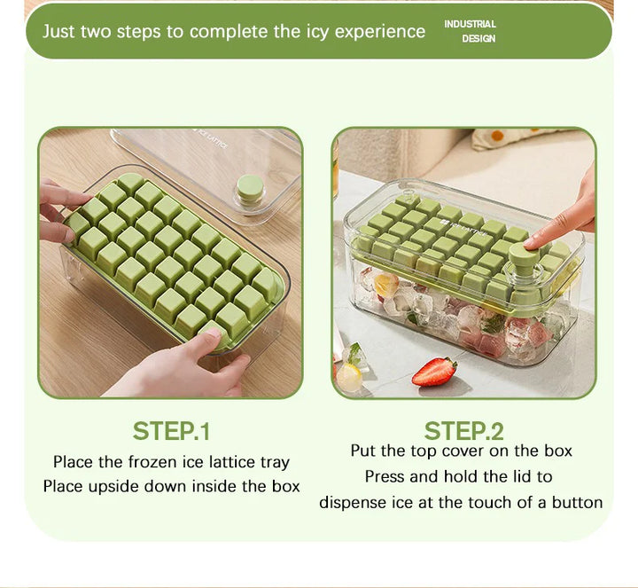32-Grid Silicone Ice Cube Tray