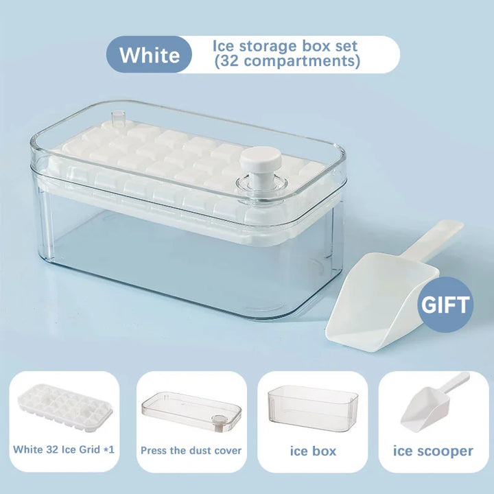 32-Grid Silicone Ice Cube Tray