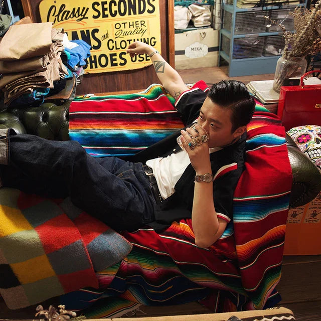 Stornfield | Colorful Serape Mexican Blanket
