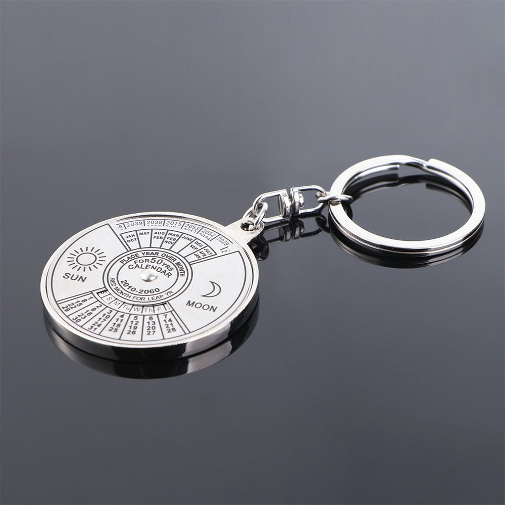 Creative Time Portal Mini Metal Calendar Keychain | Stornfield