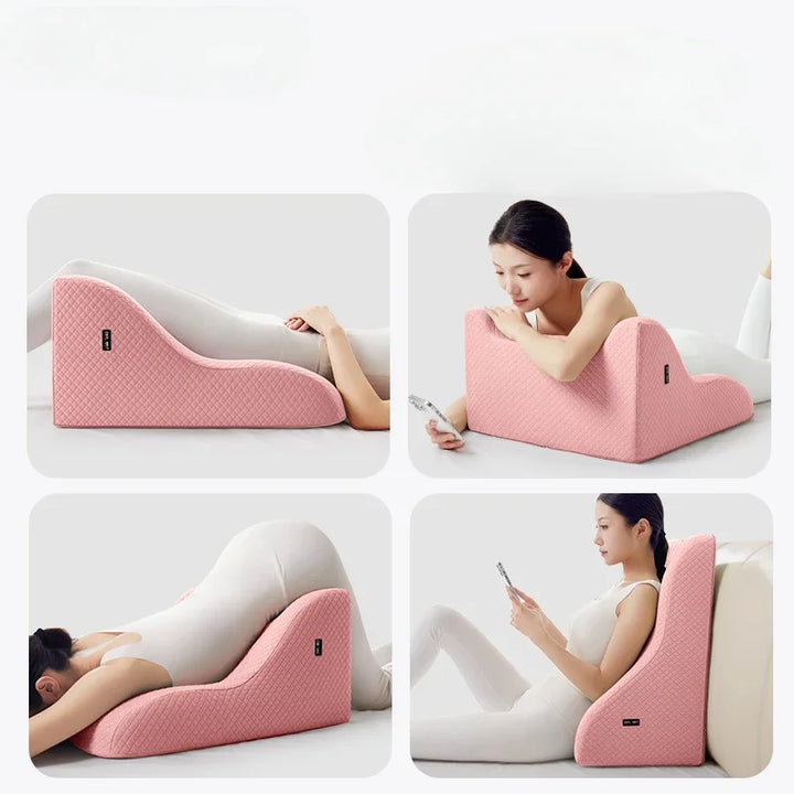 Multi-Angle Spine Support Memory Foam Ergonomic Pillow | Stonrfield