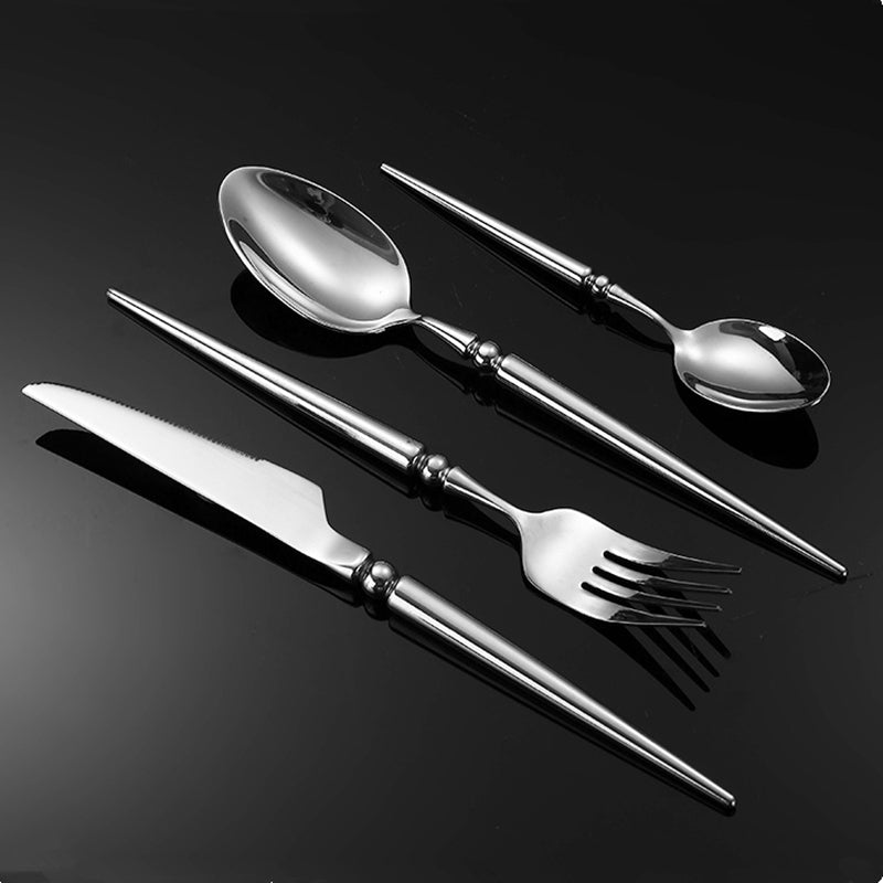 Vivian Silver Cutlery Set – Elegant Design | Stornfield
