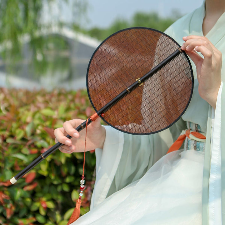 Foldable Bamboo Silk Hand Fan | Stornfield