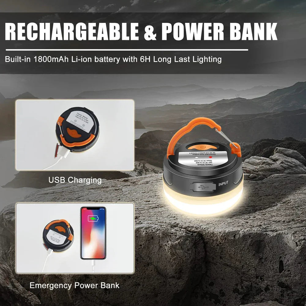Practical Camping Magnetic LED Rechargeable Light | Stornfield