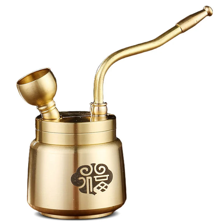 Artisan Brass Pipe Aromatherapy Incense Burner | Stornfield