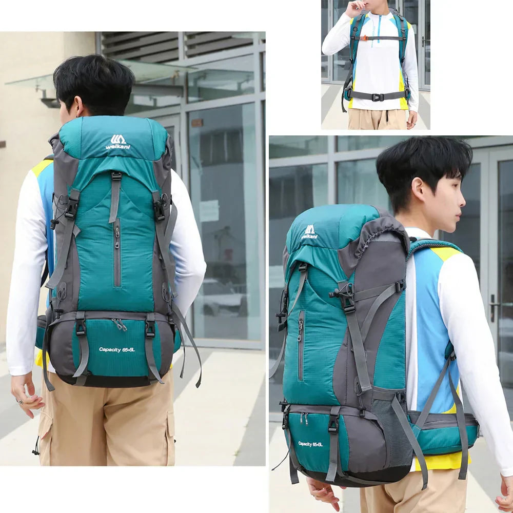 Alpivento 70L Trekking Backpack with Rain Cover | Stornfield