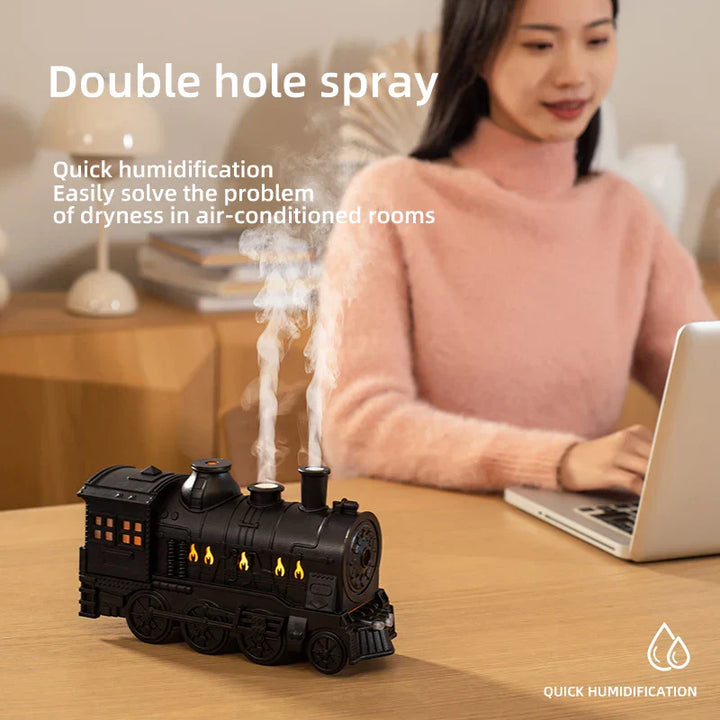 Mini Train Aromatherapy Essential Oil Diffuser Lamp Decor | Stornfield