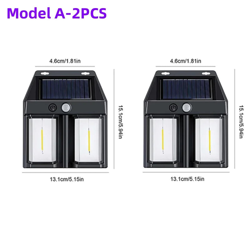 Night Guard LED Solar Wall Waterproof Lamp | Stornfield