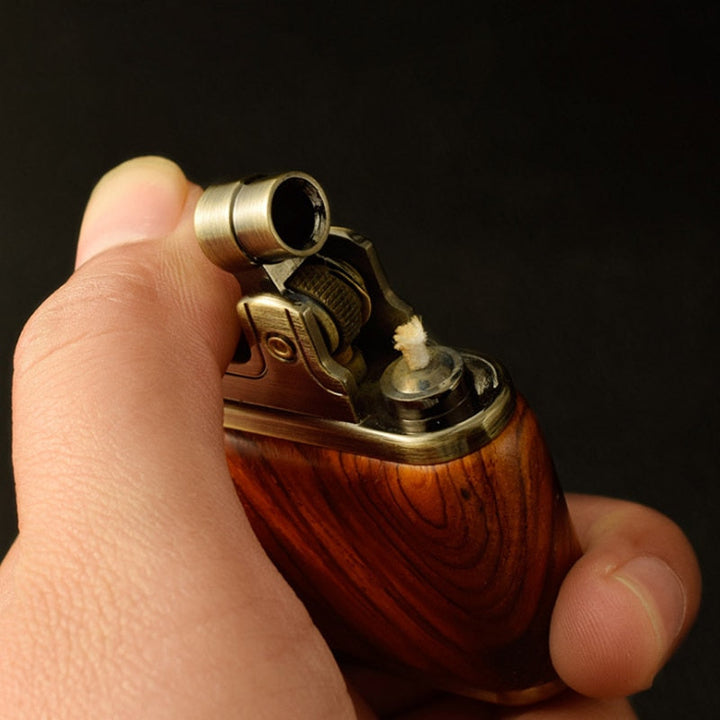 Wooden Vintage Spark Kerosene Lighter | Stornfield