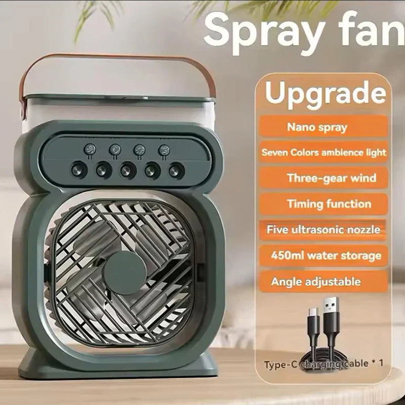 3in1 Air Cooler LED Night Lamp Humidifier Fan | Stornfield