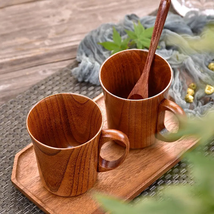 TimberBrew Wooden Mug – Handcrafted Hardwood Rustic Elegance | Stornfield