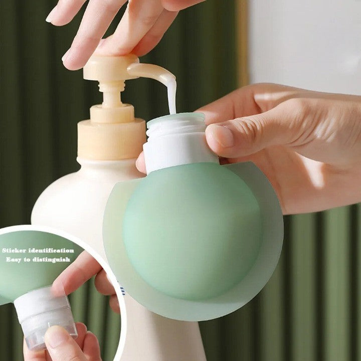 Leakproof Silicone Squeeze Bottle Travel Liquid Dispenser | Stornfield