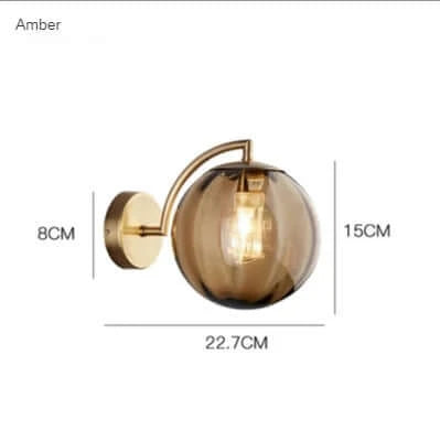 Stornfield | Modern Stained Glass Wall Light