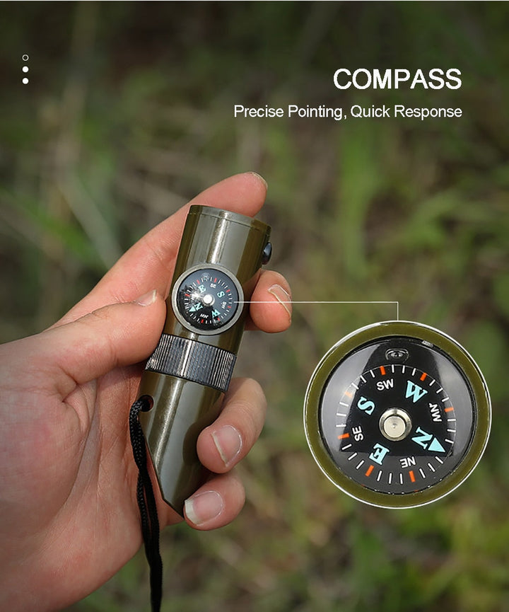 7in1 Portable Survival Outdoor Camping Tool | Stornfield