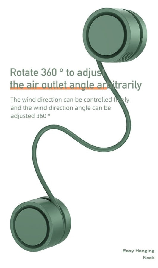 Retractable Aroma Therapy Bladeless Neck Fan | Stornfield