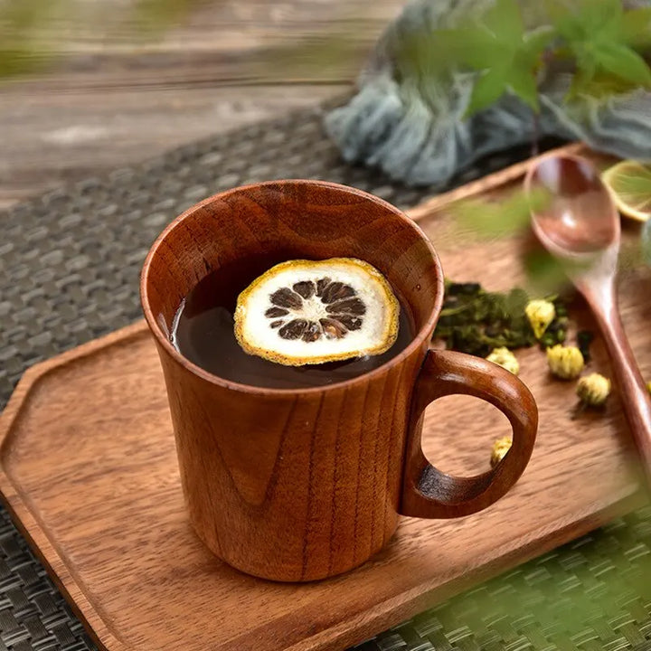 TimberBrew Wooden Mug – Handcrafted Hardwood Rustic Elegance | Stornfield