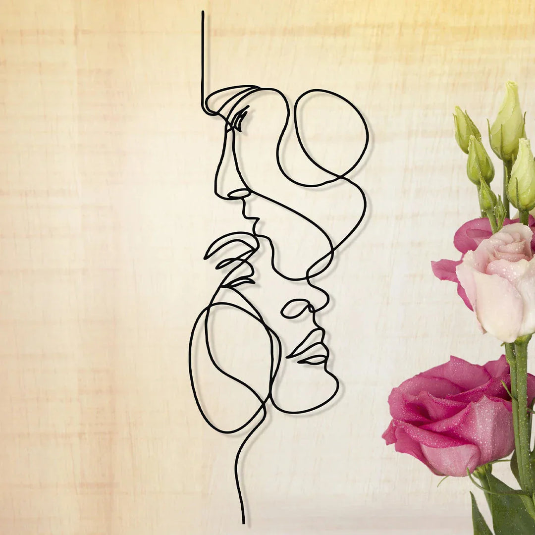 Stornfield | Black Metal Wall Art | Abstract Wall Sculpture