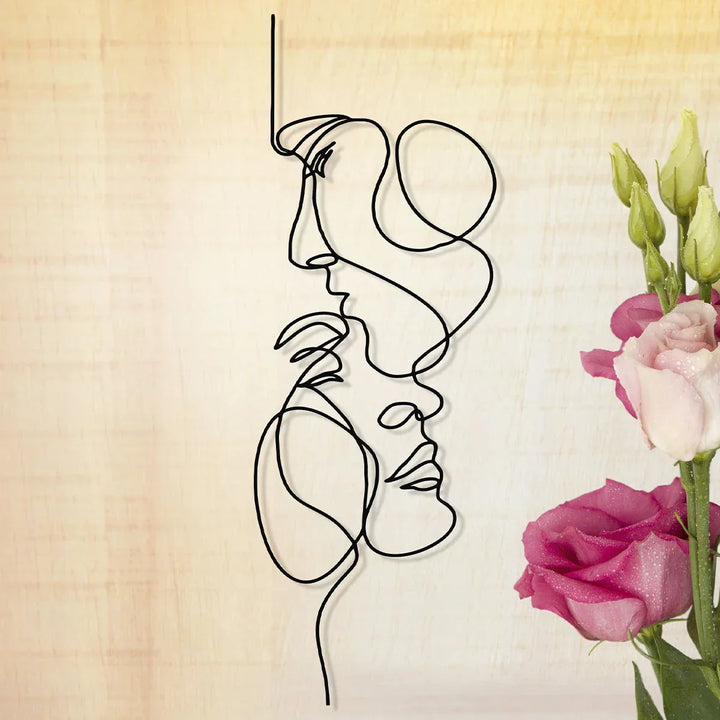 Stornfield | Black Metal Wall Art | Abstract Wall Sculpture