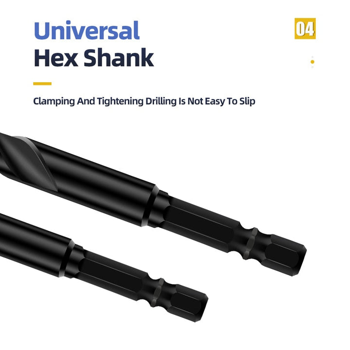 Heavy-Duty Mega Ultimate Cross Hex Drill Bit Set | Stornfield