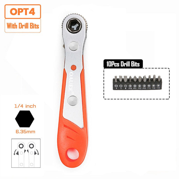 Mini Quick Hexagon Ratchet Wrench Tool | Stornfield
