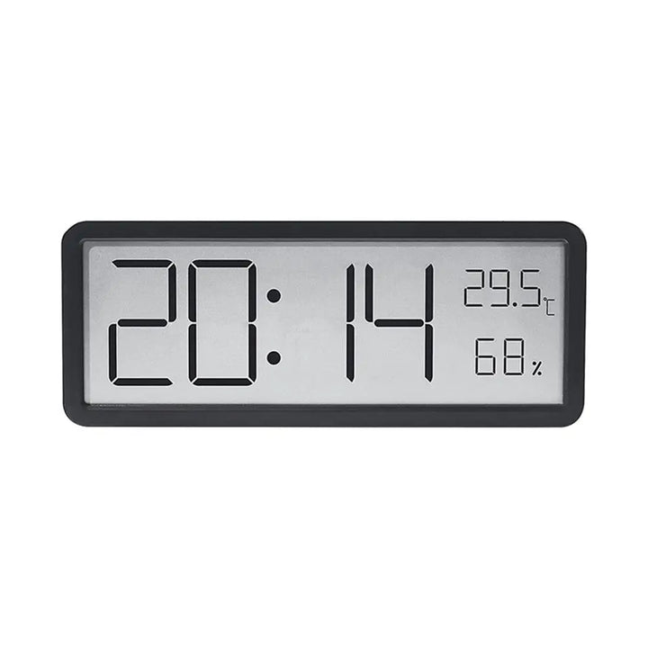 Large Digital Wall Clock with Temperature and Humidity Display – Perfect for Living Room, Bedroom, and Office | Stornfield