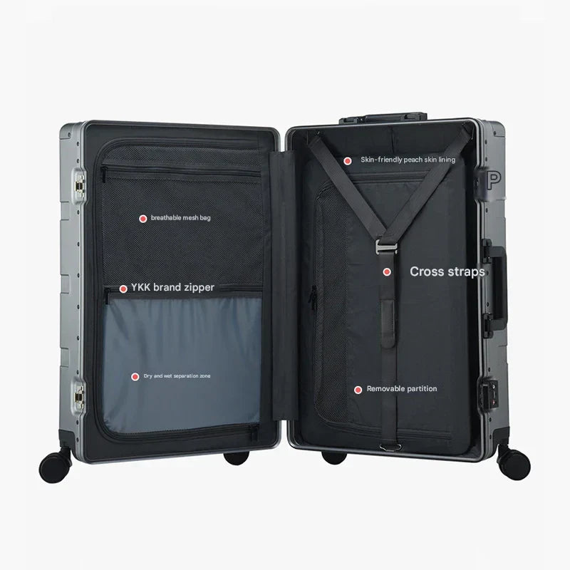 Stornfield | Aluminum Hardshell Suitcase – Pristina