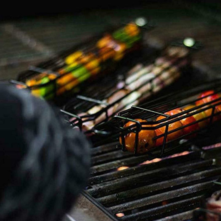 Portable Non-Stick Grill Basket for Camping Trips and Picnics | Stornfield