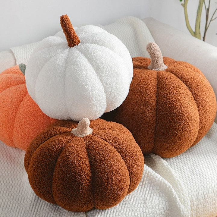 Soft Pumpkin Plush Halloween Pillows | Stornfield